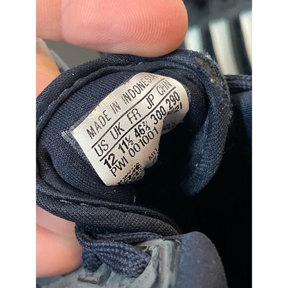 ADIDAS Blue & White Lace Up Sneakers - Picture 6 of 6